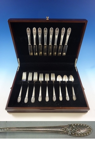 Riviera by International Sterling Silver Flatware Set For 8 Service 32 Pcs